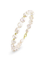 Armband mit SW-Zuchtperlen und Keshi-Perlen, 
