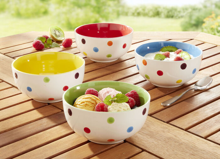 Schalen-Set, 4-teilig, aus Dolomit 