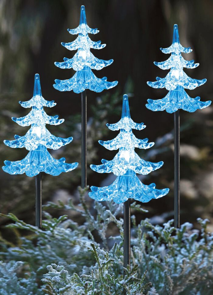 Solarstecker&laquo;Tannenbaum&raquo;, 4er-Set 