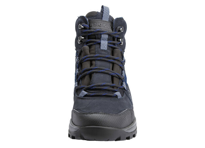 Waldläufer Schnür-Stiefelette mit Klimamembrane BLAU