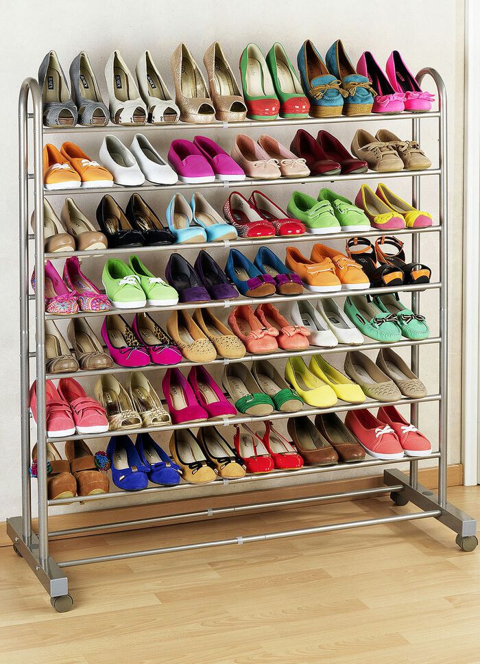 Schuhregal mit Platz für bis zu 42 Paar Schuhe 