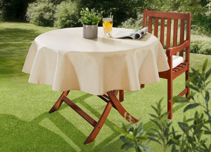 Tischdecke f&uuml;r den Innen- und Aussenbereich mit Fleckschutz-Ausr&uuml;stung 