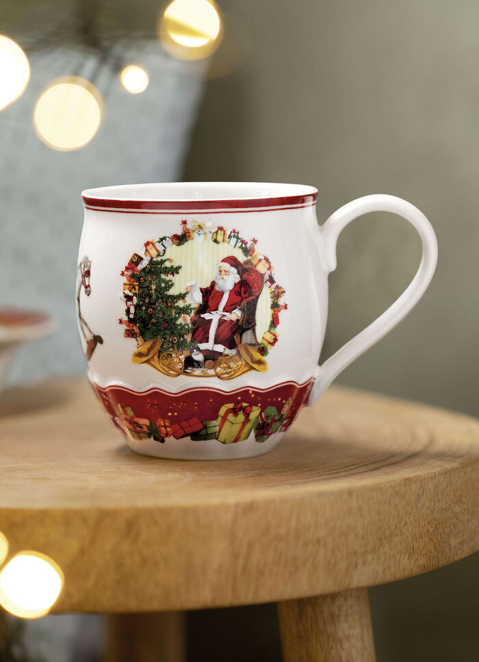 Villeroy & Boch Henkelbecher mit Weihnachtsmann-Motiv 
