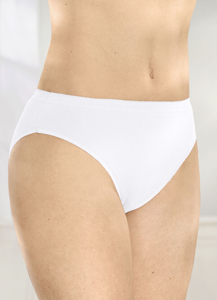 Viererpack Slips mit elastischen Abschlüssen, 