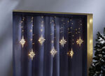Lichtervorhang Sterne für den Innen- und Aussenbereich 