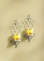 Wandkerzenhalter aus Eisen 