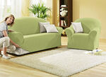 Schützende Stretchbezüge für Sessel und Sofa GRÜN
