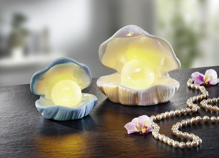 Muschel mit LED-Beleuchtung 