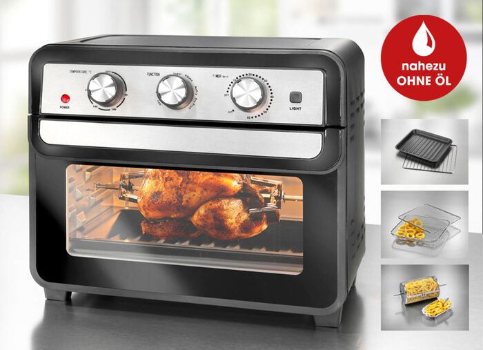 Heissluft-Ofen &ndash; Ersetzt Backofen und Fritteuse 