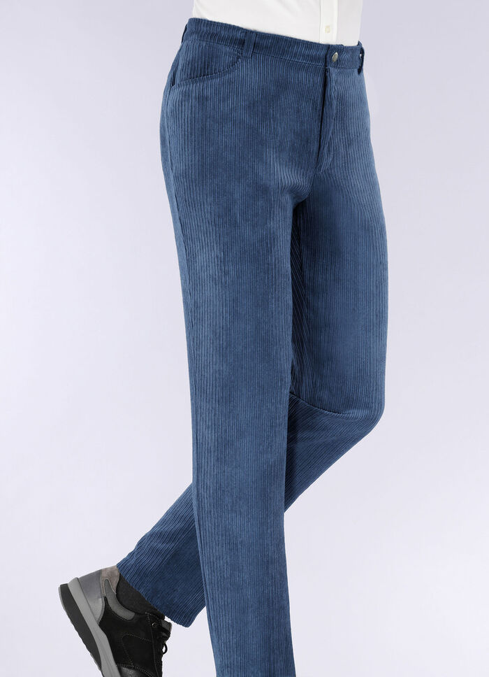 «Klaus Modelle»-Hose in 4 Farben MITTELBLAU