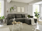 Moderne Polsterecke mit Bettfunktion BRAUN