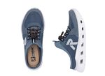 Rieker Slipper mit elastischem Schnellschnürsystem mit Stopper JEANS