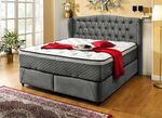 Komfortables Boxspringbett für traumhaft schöne Nächte GRAU