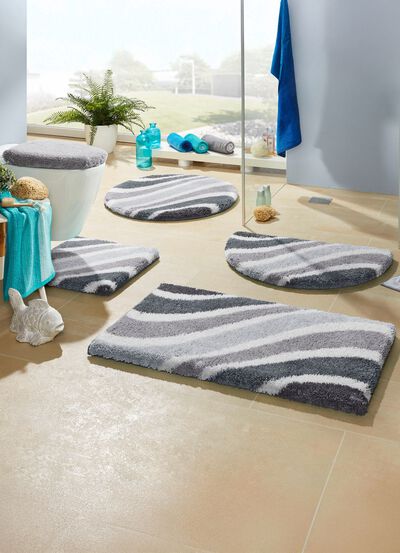 Badteppiche von &laquo;Grund&raquo; mit rutschhemmender R&uuml;ckseite 