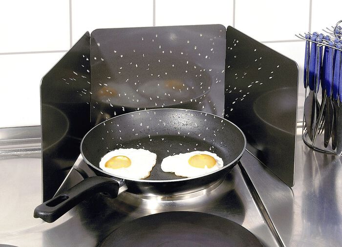 Spritzschutz aus Metall 