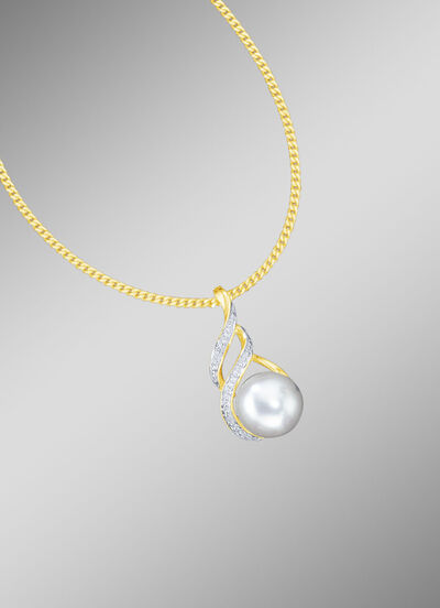 Stilvolle Anhänger mit Kette 
