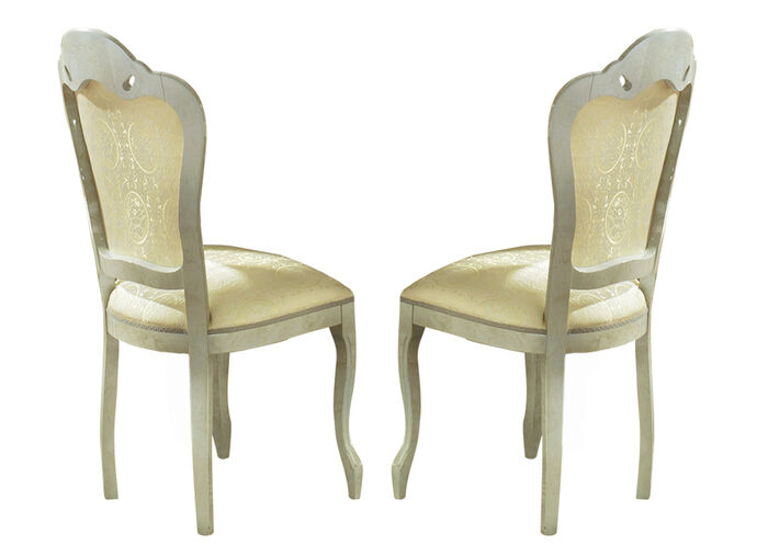 Esszimmer-Stühle im 2er-Set BEIGE-CREME