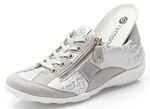 Remonte Sneaker mit bedruckten Besätzen HELLGRAU-WEISS