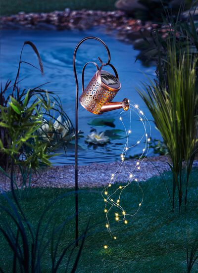Solar Giesskanne mit 36 LED Lichterkette 