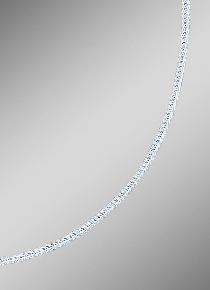 Vierkant-Fuchsschwanzkette aus Silber 