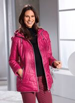 Jacke mit Reißverschlusstaschen PINK