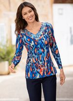 Shirt mit effektvoller Strasszier 