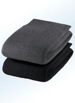 Sechserpack Socken mit druckfreiem Softrand, uni und meliert 