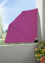 Balkonf&auml;cher mit pulverbeschichtetem Stahlgestell 