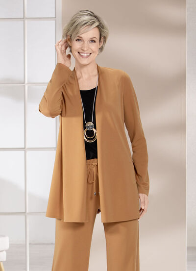 Shirtjacke in verschlussloser Form in 4 Farben, , large