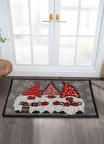 Fussmatte mit Wichtel-Motiv 