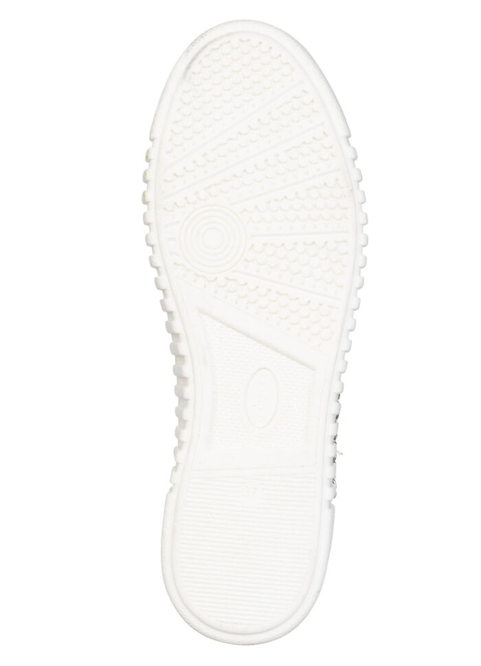 ELENA EDEN, stylische Damen-Sneaker, Weite G, herausnehmbares Fussbett SILBER