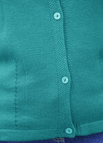 Strickjacke mit Raffungen 