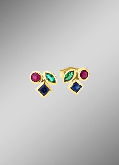 Einzigartige Eleganz: Ohrstecker mit echten Edelsteinen 