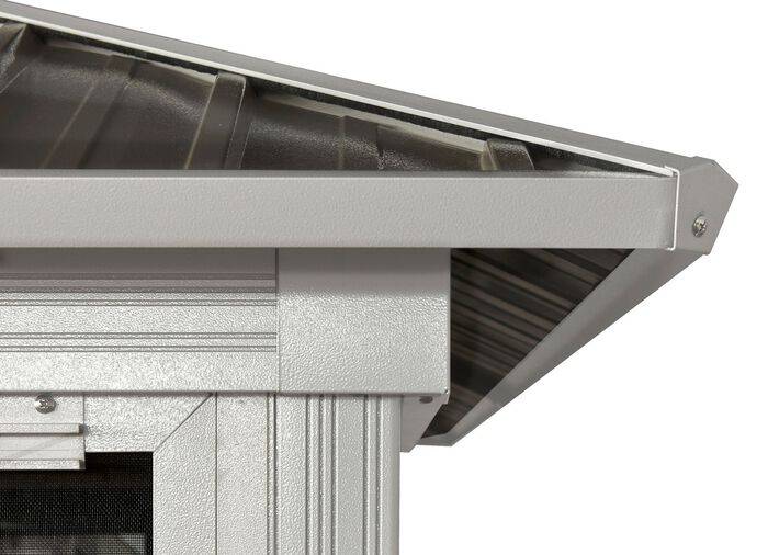 Pavillon Olan aus pulverbeschichtetem Aluminium 