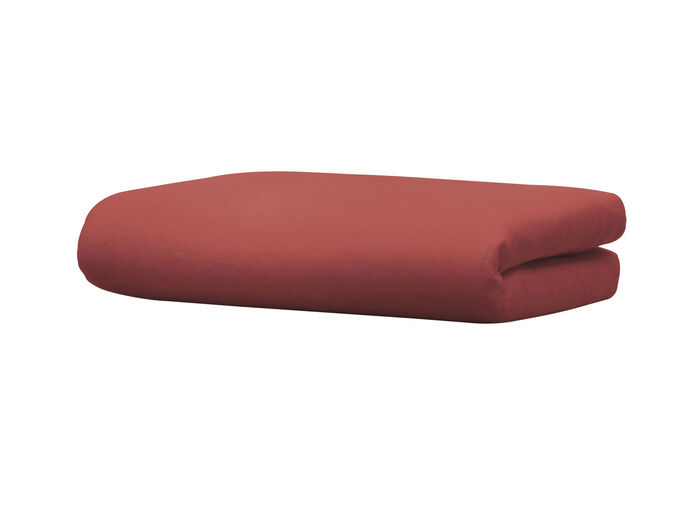 Biber-Betttuch aus 100% Baumwolle BORDEAUX