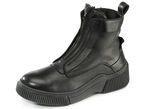 Libelle Bootie aus Nappaleder mit Zier-Reissverschluss SCHWARZ