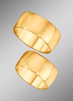 Leicht gew&ouml;lbter Trauring in Hochglanz 