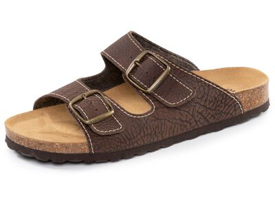 Klassische Herren-Pantoletten, mit verstellbaren Schliessen 
