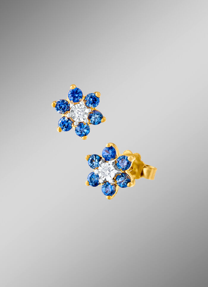 Ohrstecker im Blumen-Design 