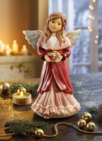 Engel Herzliche Wintergr&uuml;sse von Goebel BORDEAUX