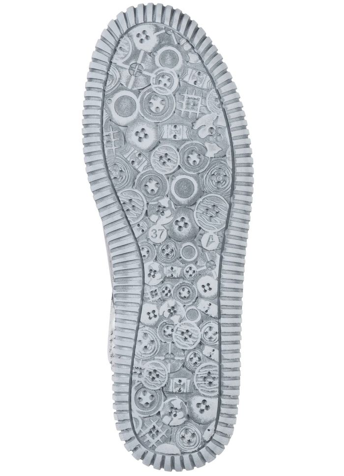 Gemini Bootie mit effektvollen Steppn&auml;hten GRAU-BUNT