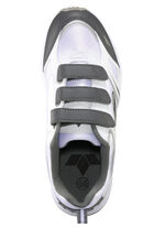 Klett-Sneaker in sportlicher Ausf&uuml;hrung WEISS-GRAU