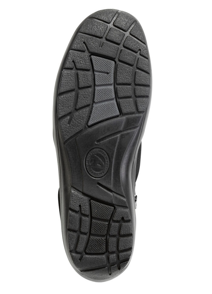 ELENA EDEN, bequeme Damen-Boots, Weite H, mit herausnehmbarem Fussbett SCHWARZ