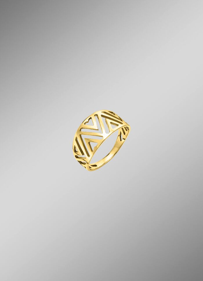 Moderner Damenring aus Gold 