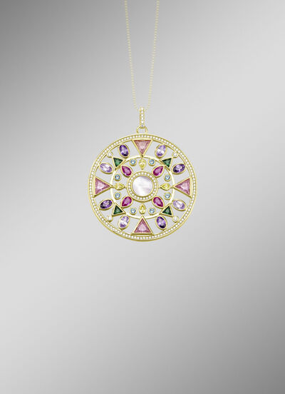 Eleganter Anhänger mit echt Abalone-Perlmutt 