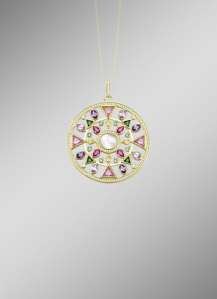 Eleganter Anhänger mit echt Abalone-Perlmutt 