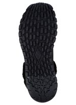 SKECHERS, gef&uuml;tterte Damen-Boots, Winterschuhe, mit flauschigem Pl&uuml;schkragen SCHWARZ