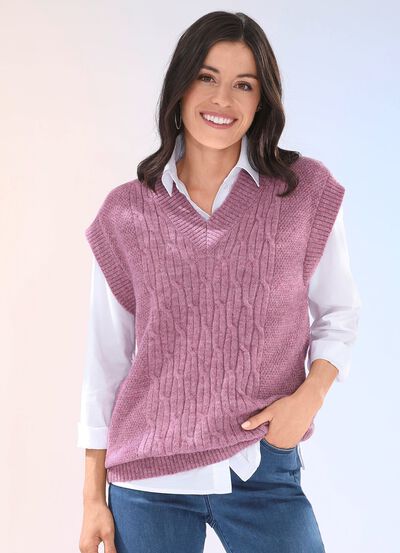 Pullunder aus sehr flauschigem Material 