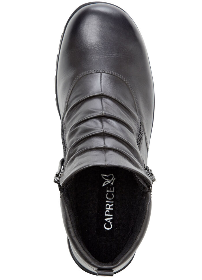 ELENA EDEN, gefütterte Damen-Boots, Winterschuhe, Weite H, mit Reissverschluss GRAU