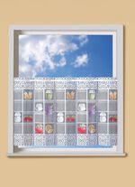 Kurzvorhang mit Stangendurchzug 